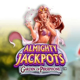 Almighty Jackpots: Garden of Persephone logo by Novomatic at LuckyWins Casino
