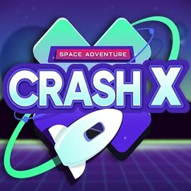 Crash X by Turbo Games, showcased at luckywinscasino.eu – game logo