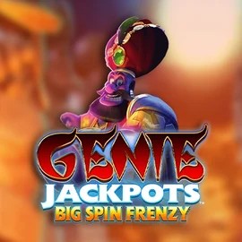 Genie Jackpots: Big Spin Frenzy game by Blueprint Gaming – logo hosted on LuckyWins Casino