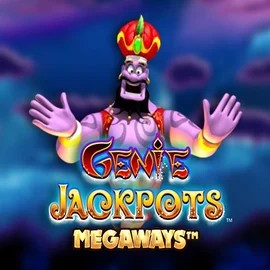 Genie Jackpots Megaways by Blueprint Gaming, showcased at luckywinscasino.eu – game logo