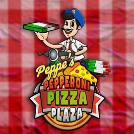 Peppe’s Pepperoni Pizza Plaza game by Pragmatic Play – logo hosted on LuckyWins Casino