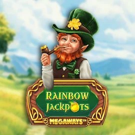 Jackpots logo of Rainbow Jackpots Megaways from Red Tiger Gaming at LuckyWins Casino