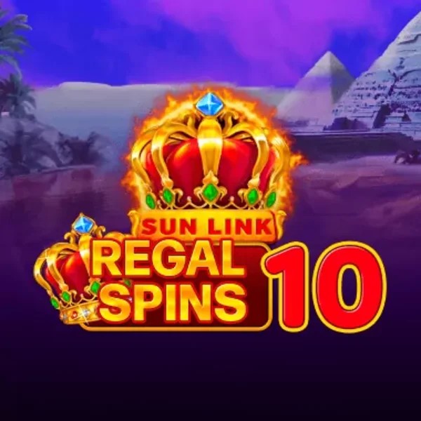 Regal Spins 10 slot visual from PatePlay available on luckywinscasino.eu