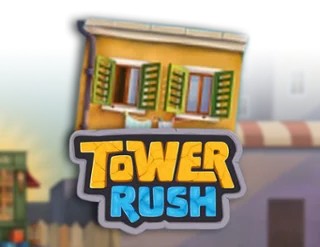Try Tower Rush slot by Galaxsys on luckywinscasino.eu – logo image