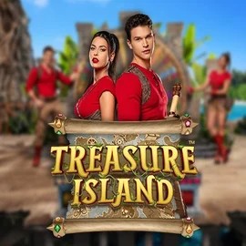 Official Live Casino logo: Treasure Island by Pragmatic Play at LuckyWins Casino